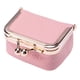 thumbnail image 1 of Organizador de joyería de viaje Qarigey de cuero rosa, 1 of 6