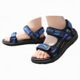 thumbnail image 4 of TOWED22 Kids Boys Sports Sandals Open Toe Fashion Athletic Summer Sports Sandals for Kids Hiking Beach Outdoor(Little Kid/Big Kid)(Blue,13.5), 4 of 9