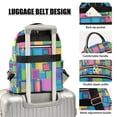 thumbnail image 3 of FORMRS Mini Backpack Purse for Women Quilted Travel Daypack Casual Shoulder Bag, Colorful Geometric Pattern, 3 of 7