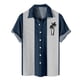 thumbnail image 1 of Men's Hawaiian Printed Button Short Sleeve Shirts Men's Casual Fashion Short Sleeve Shirts L, 1 of 4