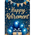 thumbnail image 4 of Decorative Design Retirement Banner Celebration Theme Gold Stars Party Decoration for Retirement Party Indoor Celebration Outdoor Party, 4 of 8