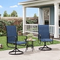 thumbnail image 2 of CazToi Patio Swivel Rocking Dining Chairs Set of 2, Outdoor Textilene Furniture with Rust-Proof Metal Frame, 2 of 9