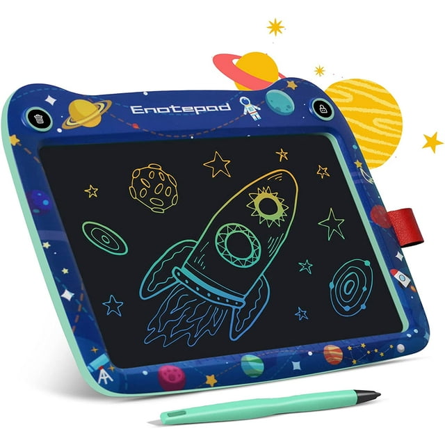 LCD Writing Tablet 9'' (9 inch) Electronic Writing Drawing Tablet Doodle Board Gift for Kids and Adults Universe