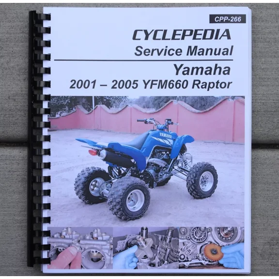 2001-2005 Yamaha Raptor YFM 660 ATV Quad SERVICE & REPAIR MANUAL