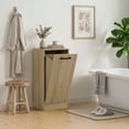 thumbnail image 3 of Mainstays Ardent Tilt-Out Laundry Hamper Cabinet, Euro Oak, 3 of 15