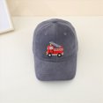 thumbnail image 4 of Gibobby Car Pattern Baseball Caps for Boys Girls Fire Truck Excavator Trucker Hat Adjustable Summer Sun Hat for Kids Age 12-18 Months 1-4T(One Size,Blue), 4 of 7