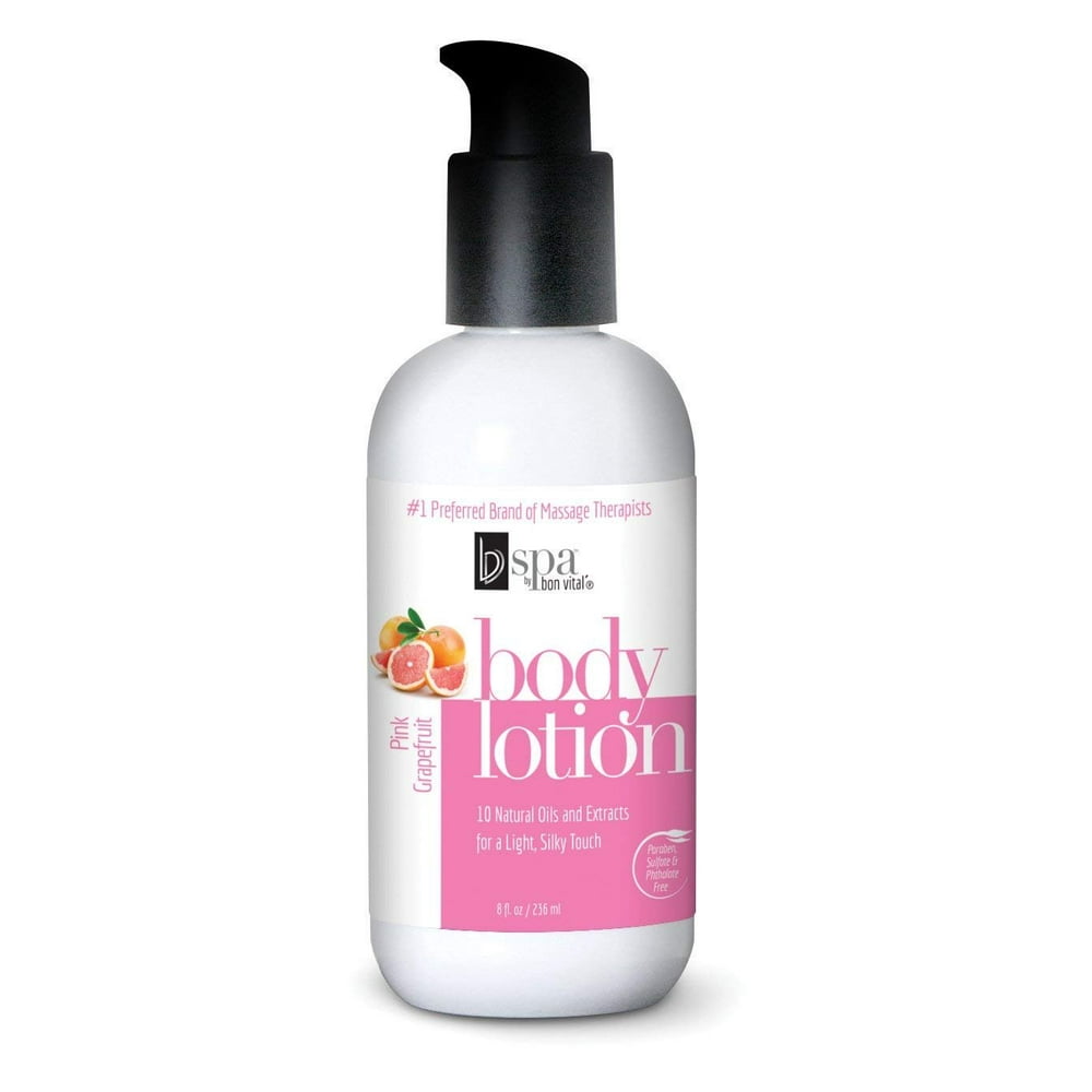 BV Spa by Bon Vital' Moisturizing Body Lotion, Pink Grapefruit Scented