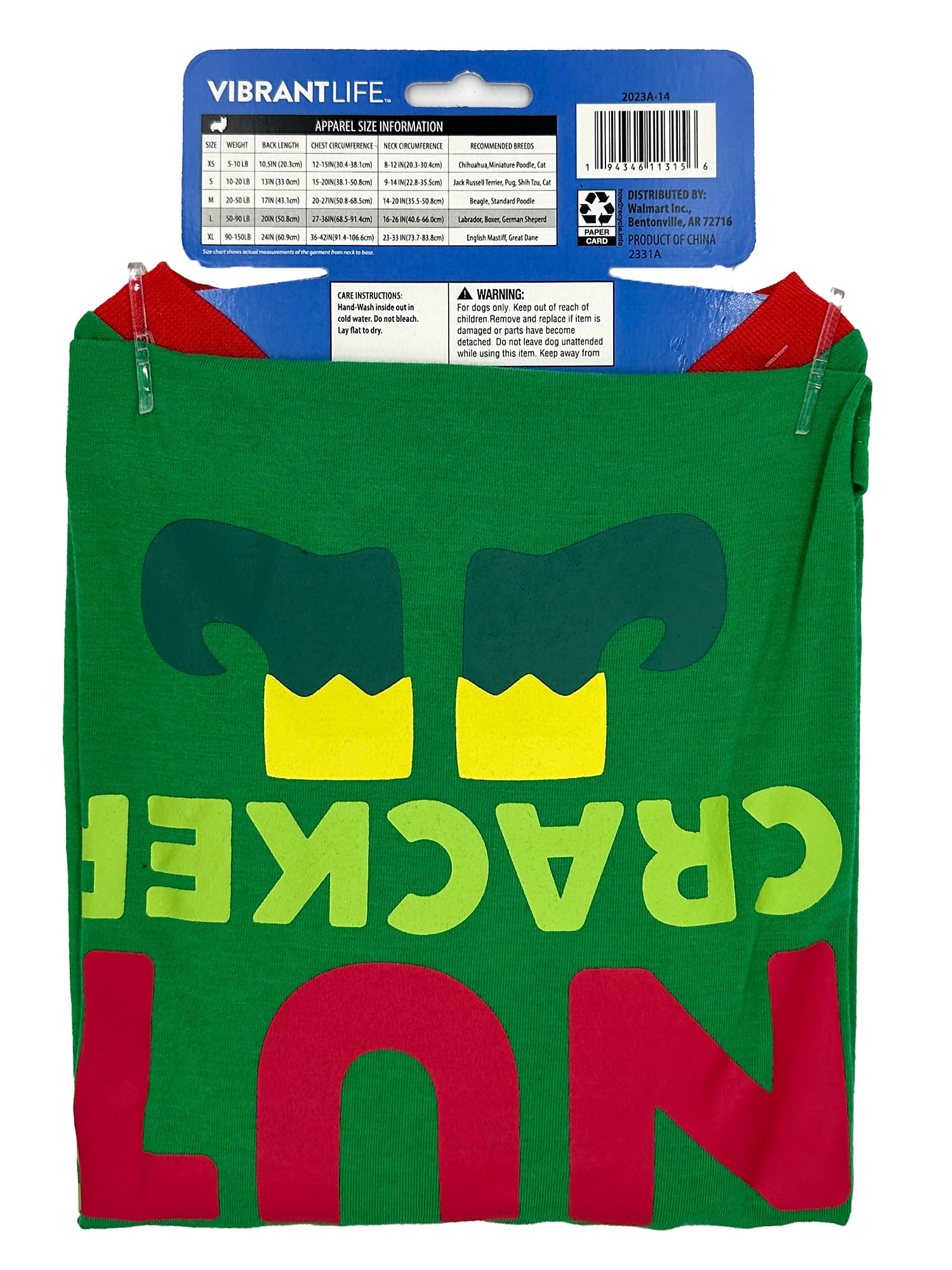 Vibrant Life Holiday Son of a Nutcracker Dog T-Shirt Size Large