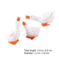 thumbnail image 2 of 3Pcs Simulation White Goose Ornaments Resin White Goose Landscaping Decorations, 2 of 8