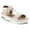 Beige-new, variant on Pennysue Women's Wedge Ankle Strap Sandals Black Air Platform Sandals With Cushion Support 8M