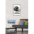 thumbnail image 2 of NFL JacksonVille Jaguars - Drip Helmet 20 Wall Poster, 14.725" x 22.375", Framed, 2 of 3