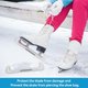 thumbnail image 2 of 1 par de protectores de patines de hielo ajustables (blanco), protector de cuchillas de patines de hielo, protector de cuchillas de patines de hielo para hockey sobre hielo, patinaje artístico, 2 of 5