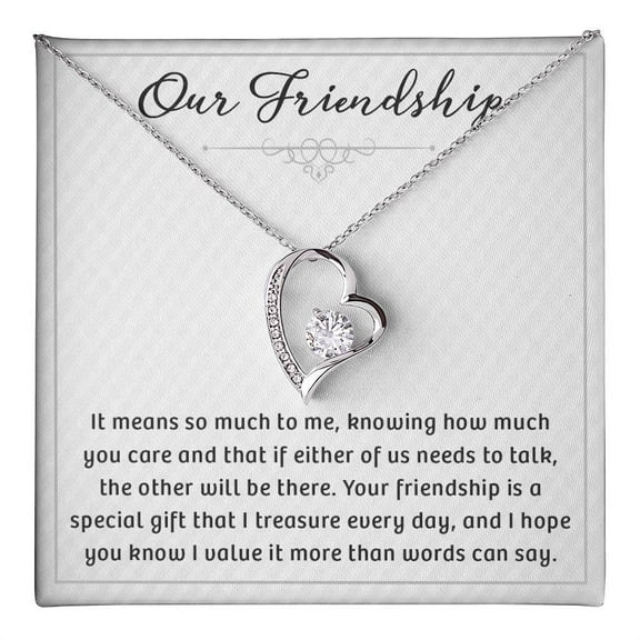Best Friend Necklaces for Women - Thank You for Being My Badass Bestie Christmas Birthday Gifts With Message Card and Gift Box