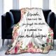 thumbnail image 2 of LHSHID Bible Verse Blanket Flannel Soft and Comfortable Anti static Bed Sofa Blanket 60x80in, 2 of 6