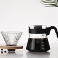 thumbnail image 2 of Cateissary Hervidor de café expreso hecho a mano, resistente al calor, filtro de gran capacidad, cafetera Moka, tetera de vidrio para café y té Mostrada Filtrar, 2 of 6