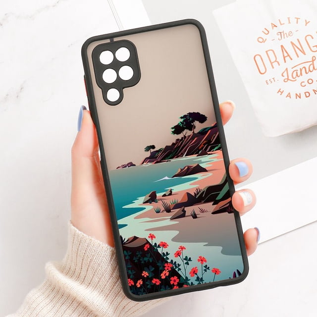 Funda de paisaje para Samsung A53, 5G, Galaxy A52, A52s, A51, A32, A50, A30s, A72, A71, A70, A73, A33, A31, A20, dura, mate Fivean unisex