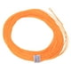 thumbnail image 1 of Línea de pesca flotante de nailon con mosca, accesorio para aparejos de pesca con contrapeso de bucle soldado, color naranja, 1 of 5
