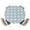 Blue, variant on Blue Lattice on Rustic Burlap Fitted Round Tablecloths Elastic Edged Table Covers 36"-44",Classic Checker Sweet Heart Waterproof Dining Room Table Cloth for Kitchen Holiday Party Tables Decor