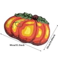thumbnail image 3 of asddcavvf Fall Bathroom Rugs Bath Mat For Bathroom Tub Pumpkin Rug Autumn Small Rugs For Entryway Home Decorations Thanksgiving Orange Christmas Light Blanket, 3 of 6