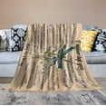 thumbnail image 3 of Dragonfly Blanket Memorial Sympathy Gifts for Girls Women Loved One I Never Left You Throw Blanket for Kids Adults Soft Warm Cozy Fleece Blanket for Couch Sofa 40"x50", 3 of 6