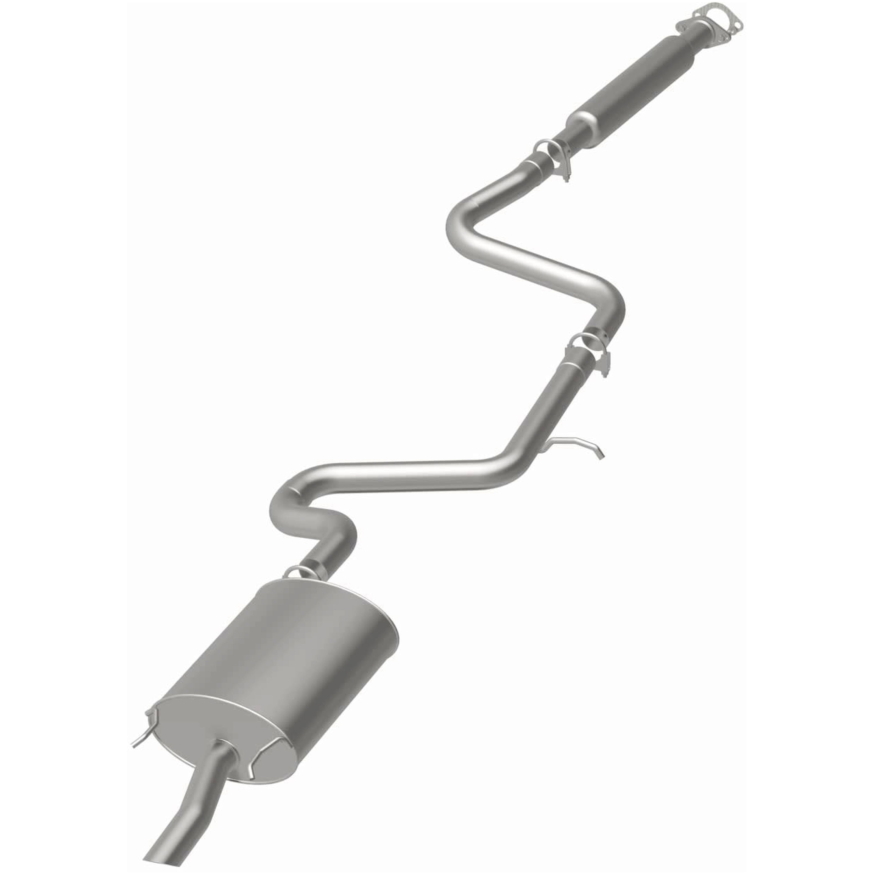 BRExhaust OE Replacement Exhaust System Kit 106-0015: Compatible with 2006-2011 Chevrolet Impala 3.5L, 2006-2007 Chevrolet Monte Carlo 3.5L