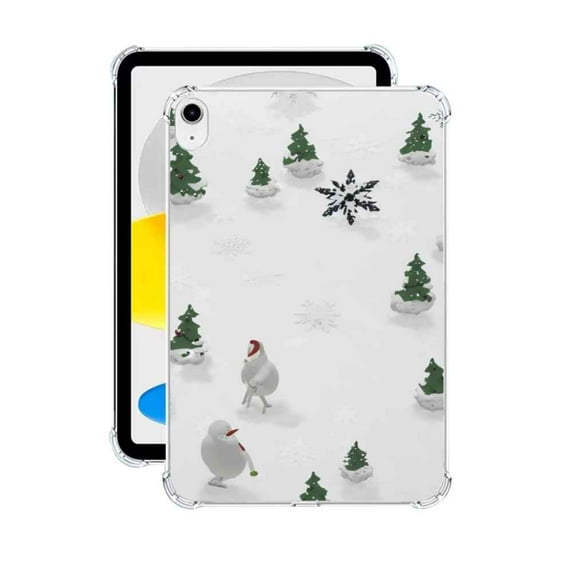 Compatible with iPad mini 2 Phone Case, White-Christmas-19 Case Silicone Protective for Teen Girl Boy Case for iPad mini 2