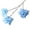 Blue, variant on Flowers Rose Bouquets for Valentine's Day Weddings Engagements Parties and Home Crafted from Silk Polyester for Elegant Indoor Use, 17.71 in, Pink