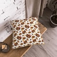 thumbnail image 5 of KLL Turkey And Thanksgiving3 Decorative Throw Pillow Covers Velvet Soft for Couch Sofa Bedroom Living Room Outdoor (No pillow core)- 16"x16", 5 of 5
