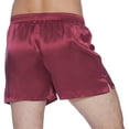 thumbnail image 2 of Intimo Boxeurs Classiques en Soie pour Hommes, Bordeaux, 2 of 4