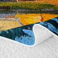 thumbnail image 5 of Erosebridal Watercolor Jungle River House Quilt Full for Teens,Camping Tent Full Bedspread Sets for Boys Girls, 5 of 7