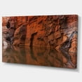 thumbnail image 2 of Reflets de Mur Rocheux dans une Gorge - Impression sur Toile Paysage, 2 of 4