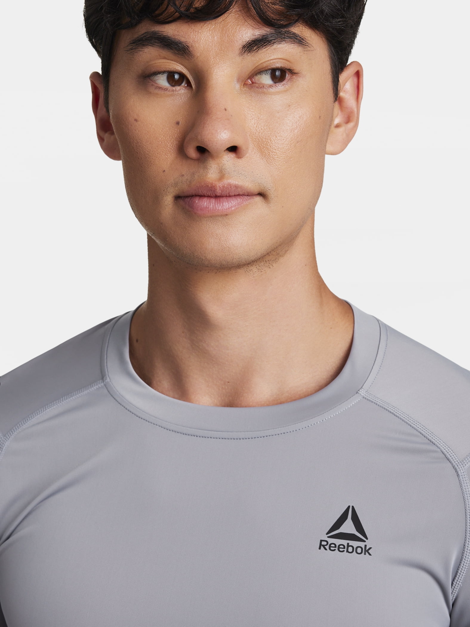 Reebok Men's and Big Men's Kinetic Compression Long Sleeve Top, Sizes XS-5XL