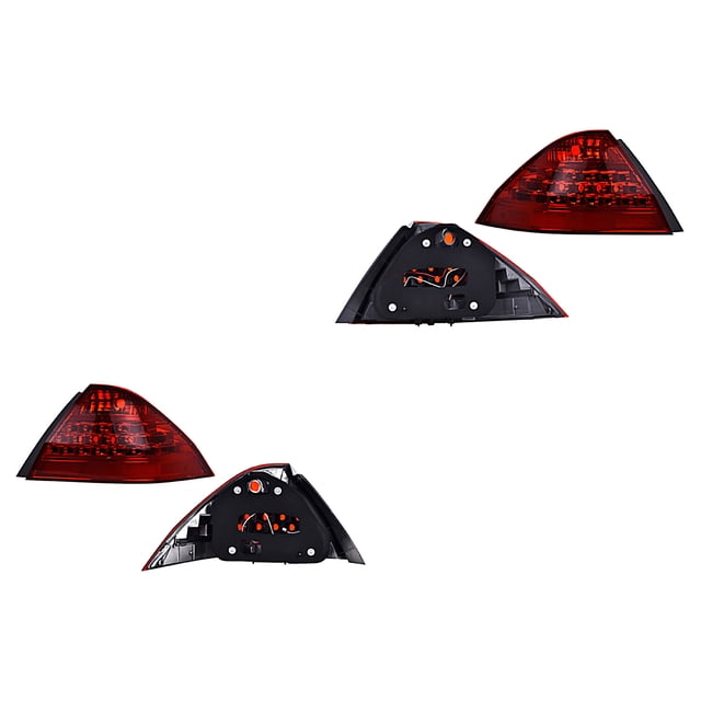 Par de Calaveras Accord 2006 A 2007 Honda C/Leds DEPO .