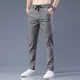 thumbnail image 4 of Pantalones de algodón para oficina de verano para hombre, pantalones casuales de sastrería para hombre, pantalones finos de licra, estilo vintage, largos, de diseñador de tendencia de alta calidad, 4 of 5