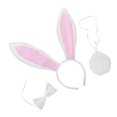 thumbnail image 1 of Venda del oído de conejo Colcomx para Cosplay Blanco, 1 of 8