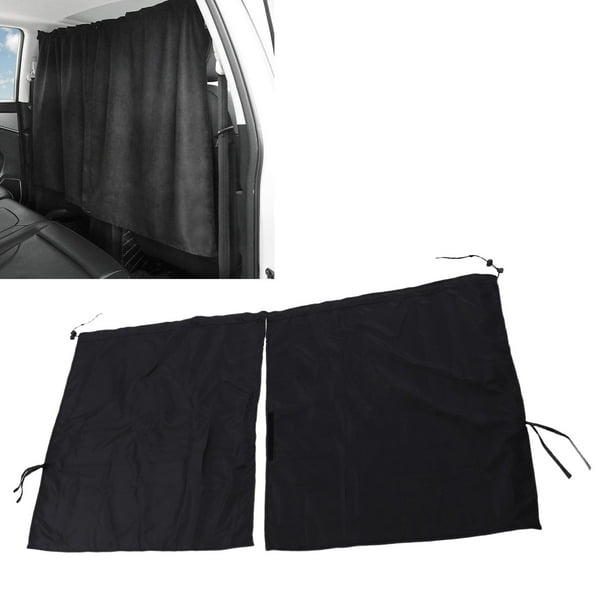 Cortinas De Privacidad Para Automóviles, Cortinas Removibles Para Ventanas De Automóvil Con Cordón Ajustable Universal Para Dormir Y Viajar, Con 2 Piezas De Cierre Táctil.