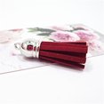 thumbnail image 4 of pitrice 28 Pieces Keychain Charms Creative Delicate Keyring Pendant Tassels Simple Handbag Decor Tassel Craft Decoration DIY Accessory Wine red, 4 of 7
