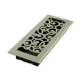 thumbnail image 4 of Imperial 3" x 10" Satin Nickel Steel Floor Register, Wonderland, 1-pk, 4 of 6