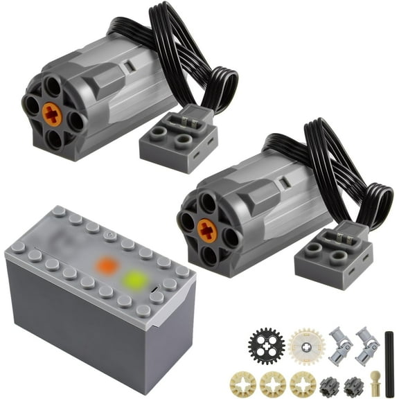 Technic-Parts Powerfunction Kit M-Motor-8883 AAA-Battery-Box-88000 Technic-Pieces