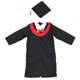 thumbnail image 1 of Toga de graduación y doctorado para niños de 140 cm de altura (línea roja), 1 of 5