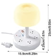 thumbnail image 3 of BotaniNest Functional Power Strip With Desk Lamp – USB Charging Ports Adjustable Night Light Surge Protector Charging Station For Home & Dorm Compact Design, 3 of 7