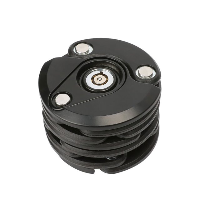 Candado plegable de aleación de acero para bicicleta, candado de cadena de alta seguridad para motocicleta E-Bike Ehuebsd Accesorios para bicicletas