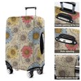 thumbnail image 5 of Beige Colorful Sunflower Pattern Luggage Cover Fashion Suitcase Cover Baggage Covers Fit 25-28 Inch Luggage (Go Travel), 5 of 5