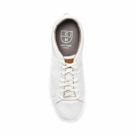cole haan margo lace up sneaker white