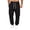 AS19_Black, variant on Dwellite Mens Sweatpants Drawstring Elastic Waist Cargo Joggers with Pockets Casual Fashion Solid Color Sweat Pants Wine S