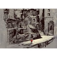 thumbnail image 2 of wall26 - Illustration - sci-fi Cityscape,Illustration Painting - Removable Wall Mural | Self-Adhesive Large Wallpaper - 100x144 inches, 2 of 6