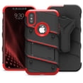 thumbnail image 4 of Zizo Bolt Cover Series (Case / Screen / Holster) for Apple iPhone X - Red/Black, 4 of 6