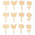 thumbnail image 1 of 40pcs Bamboo Plant Tags Labels Natural Bamboo Plant Marking Labels for Garden, 1 of 9