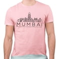 thumbnail image 2 of Skyline Mumbai India Shirt Unisex 2X-Large Pink, 2 of 5
