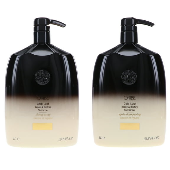 Oribe Gold Lust Repair & Restore Shampoo 33.8 oz & Conditioner 33.8 oz Combo Pack